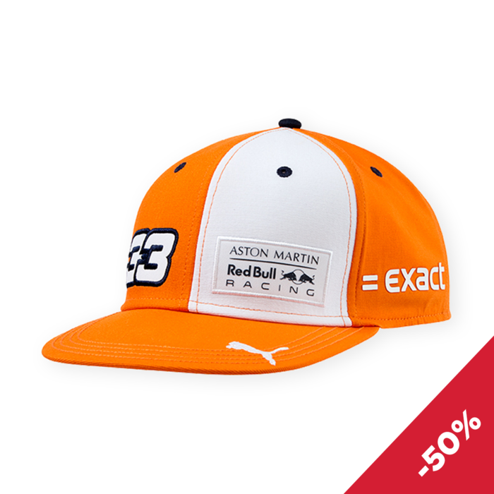 Driver cap flat orange image