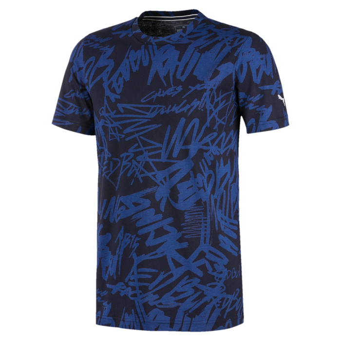 RBR Full Print T-shirt Navy image