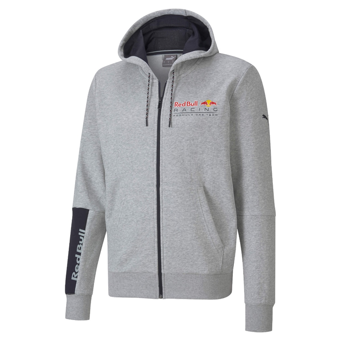 RBR Logo Hooded Sweat Jacket Grey image