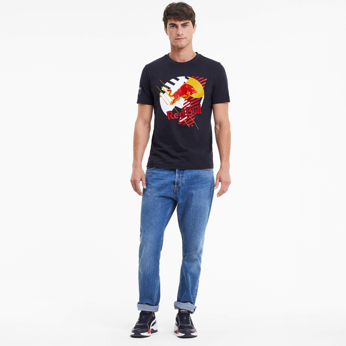 RBR Dynamic Bull T-Shirt Navy image