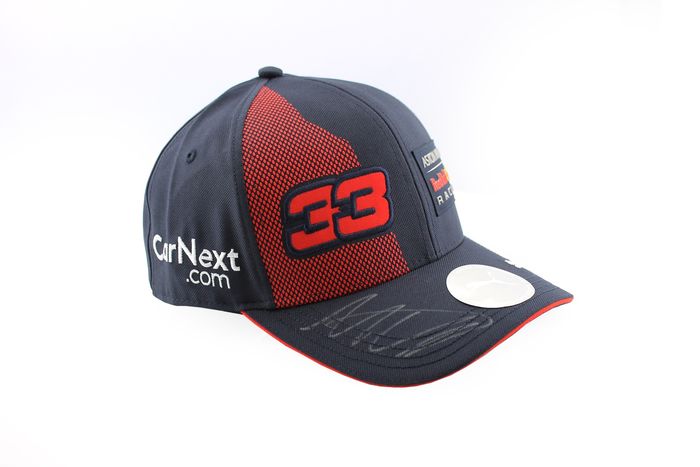 Gesigneerde Max Verstappen Driver Cap 2020 gebogen klep kids image